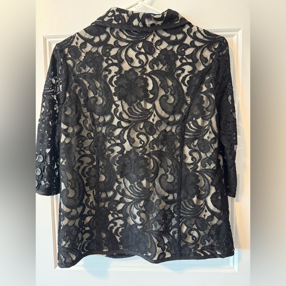 Collective Concepts Black Lace Blazer - Picture 3 of 9